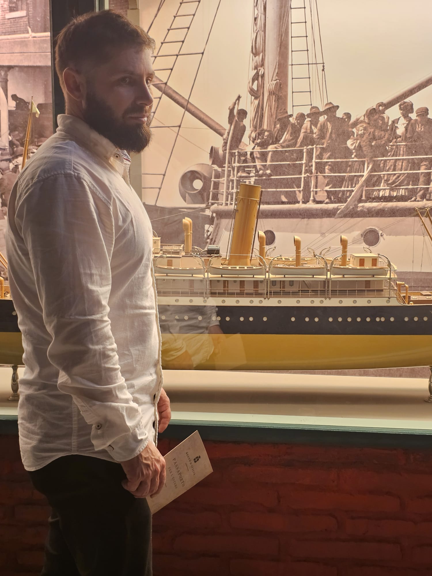 Interior del Museo del Mar y la Emigración en Génova
