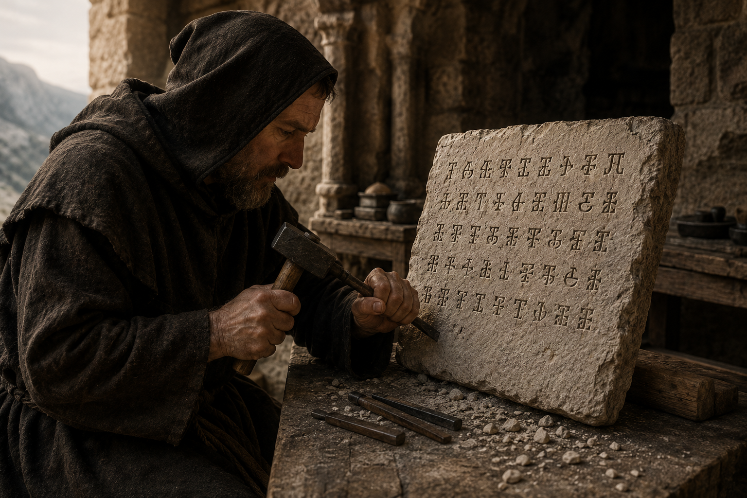 La palabra entra en la piedra en Jurandvor